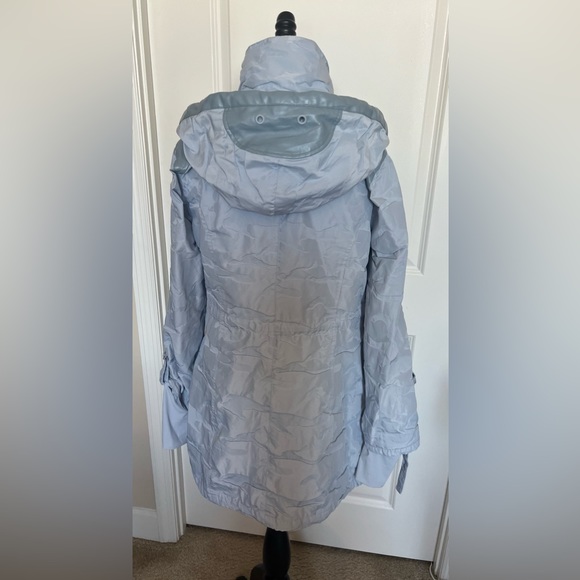 Blanc Noir Camo Anorak Light Blue Rain Jacket - Picture 11 of 15